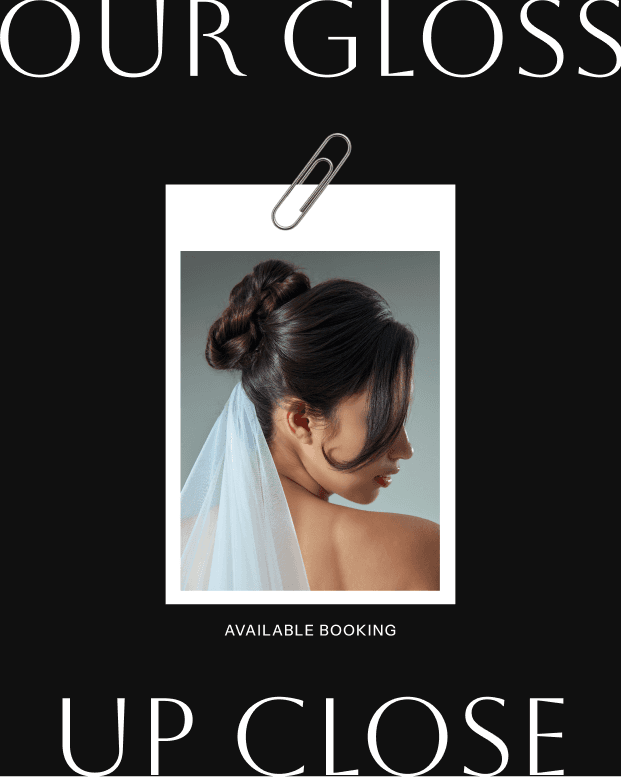 A beauty template advertising hair gloss appointments